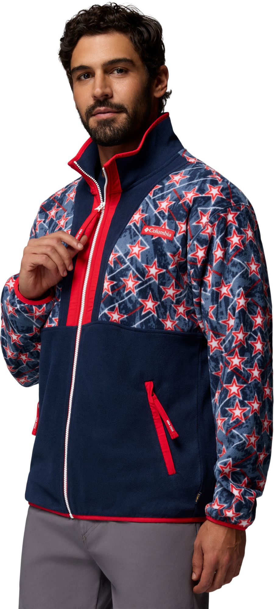 Columbia Men's Team USA 2026 Full Zip Fleece Jacket product image