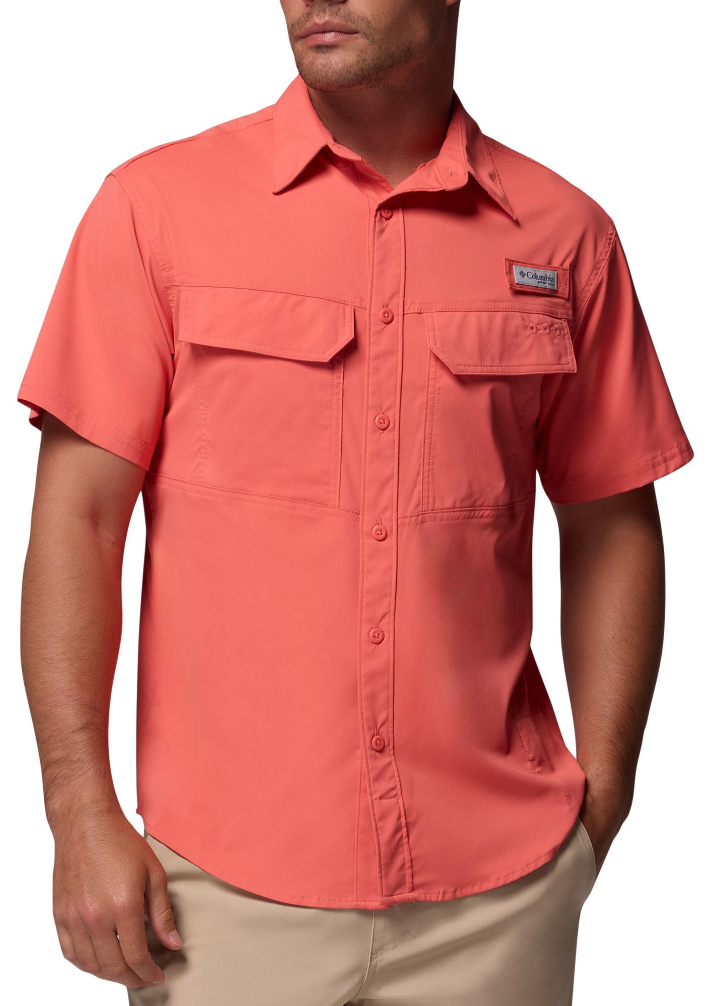 Columbia Men's Skiff Guide II Long Sleeve Tee Fishing Shirt (White, Small