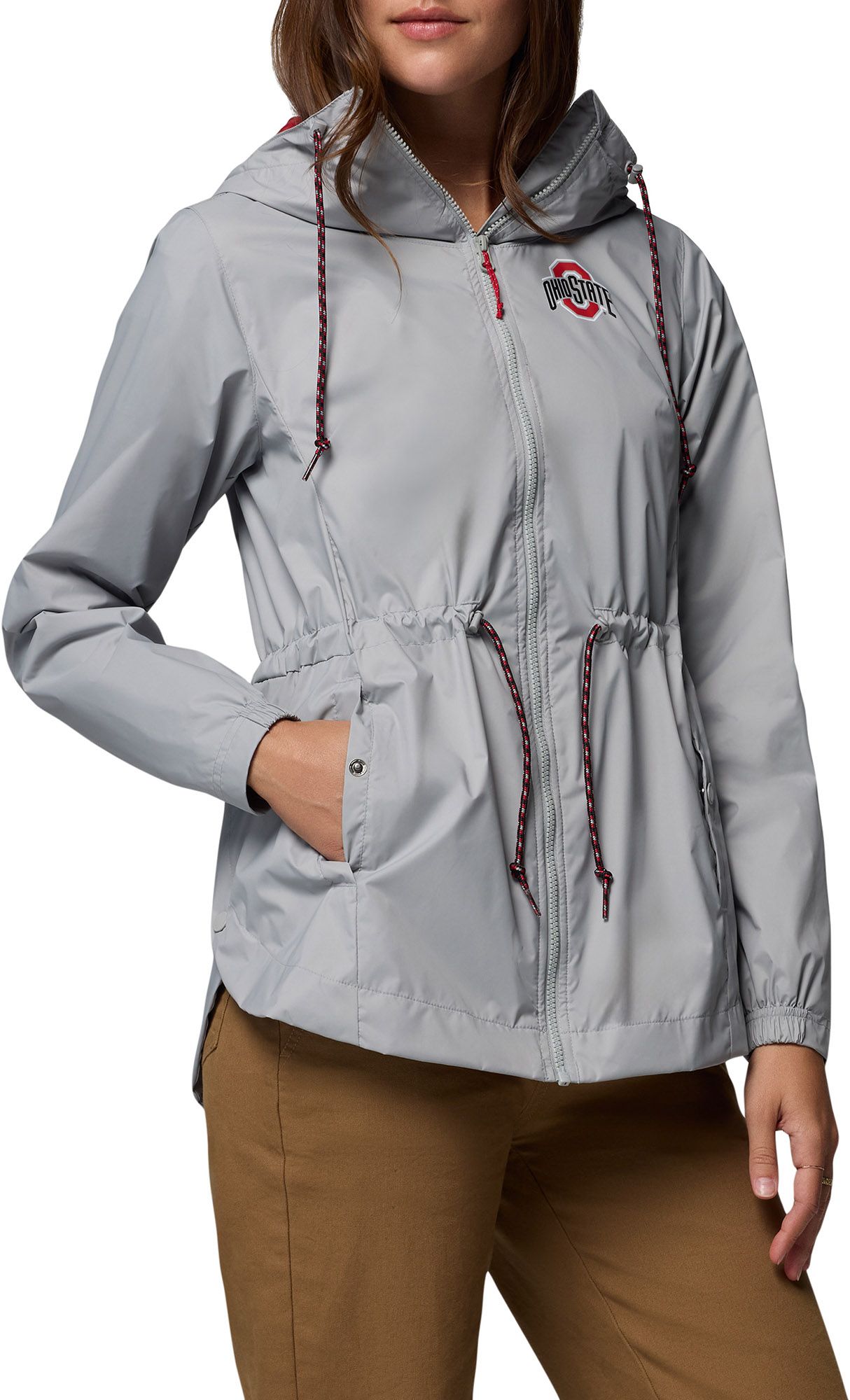 Columbia Women's Ohio State Buckeyes Columbia Grey Lily Park Jacket product image