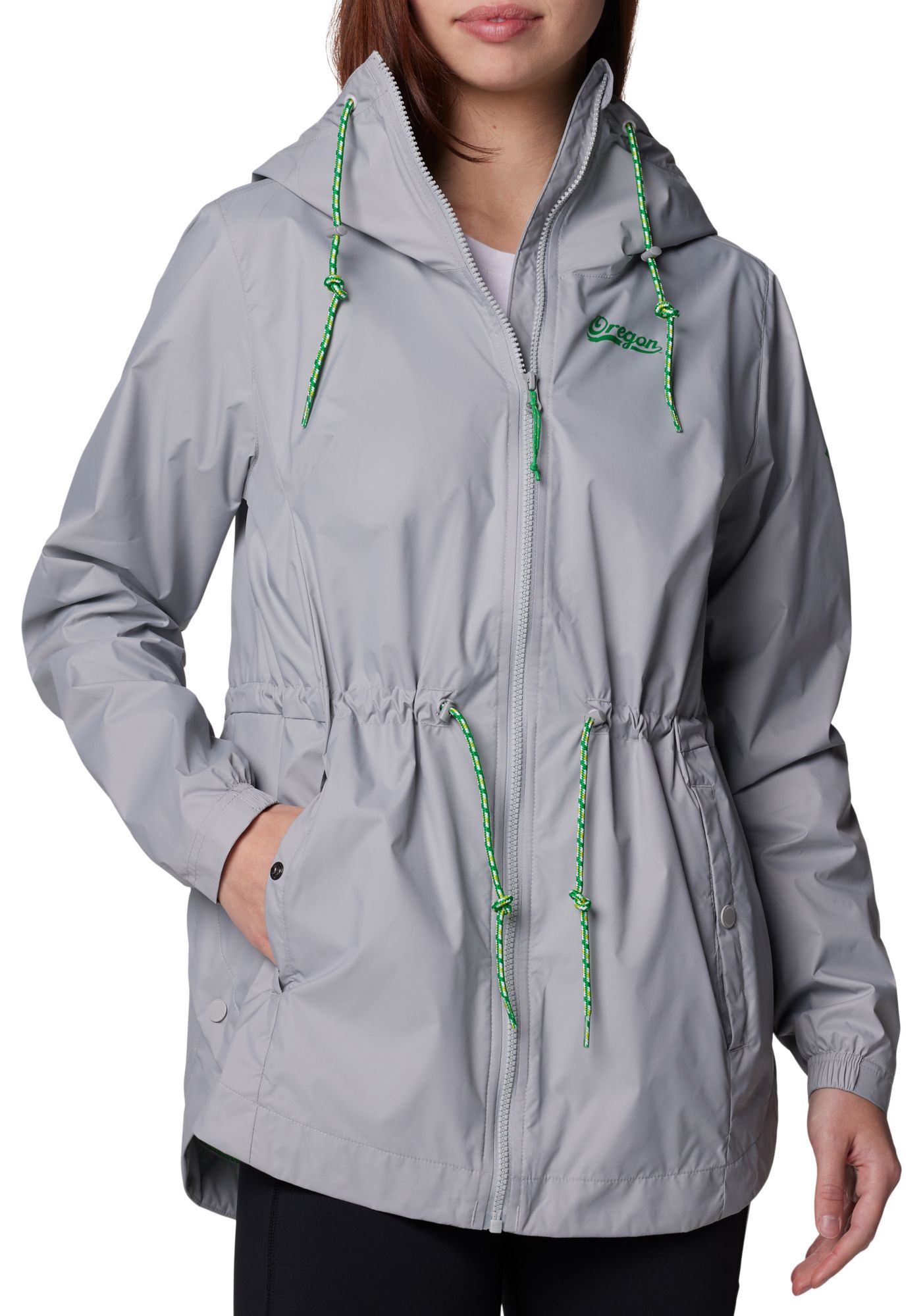 Columbia Women's Oregon Ducks Columbia Grey Lily Park Jacket product image