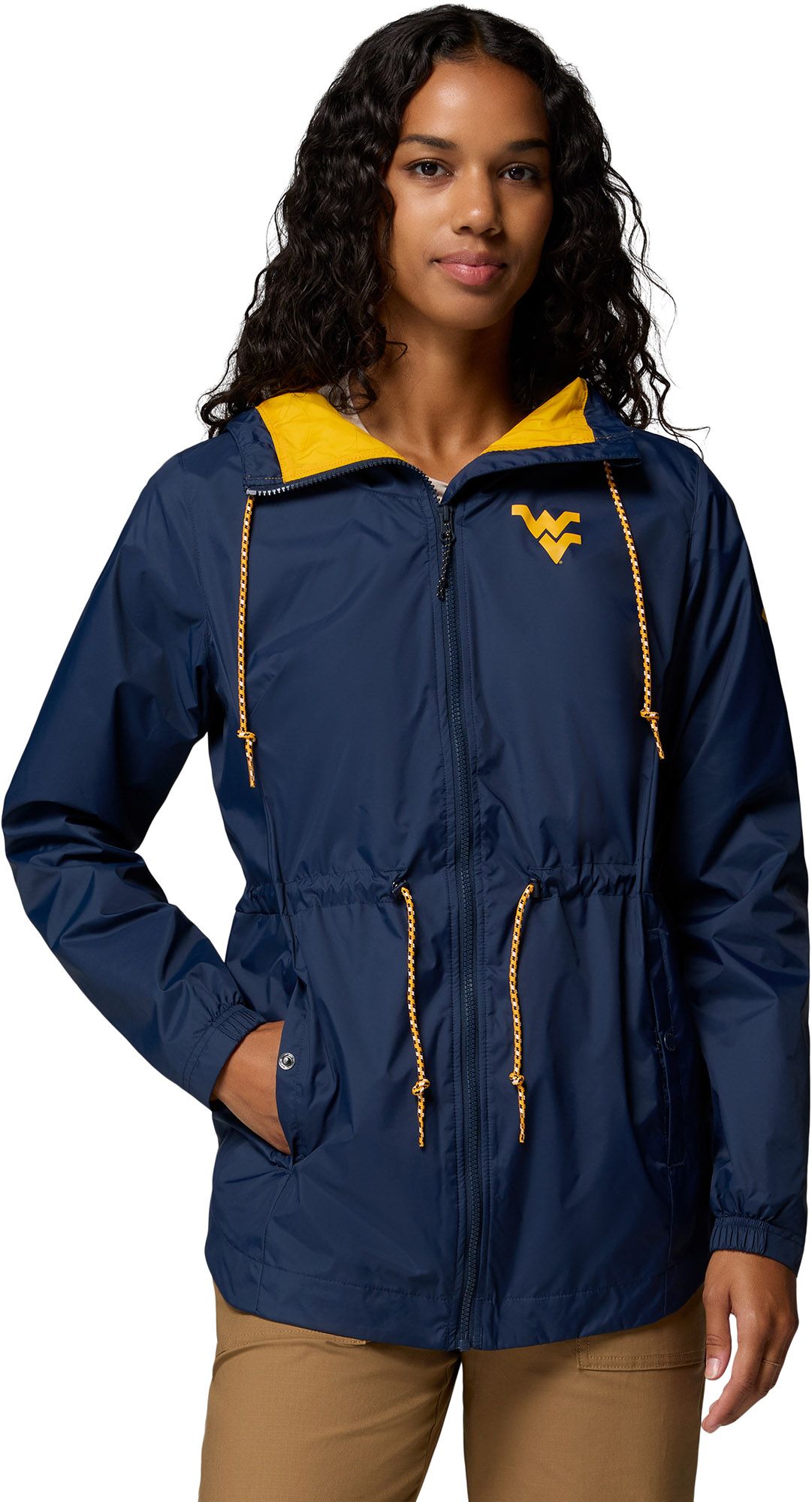 Columbia Women's West Virginia Mountaineers Collegiate Navy Lily Park Jacket product image