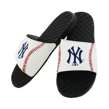 sorry, ISlide New York Yankees White/Black Baseball Stitch Slide Sandals is currently out of stock