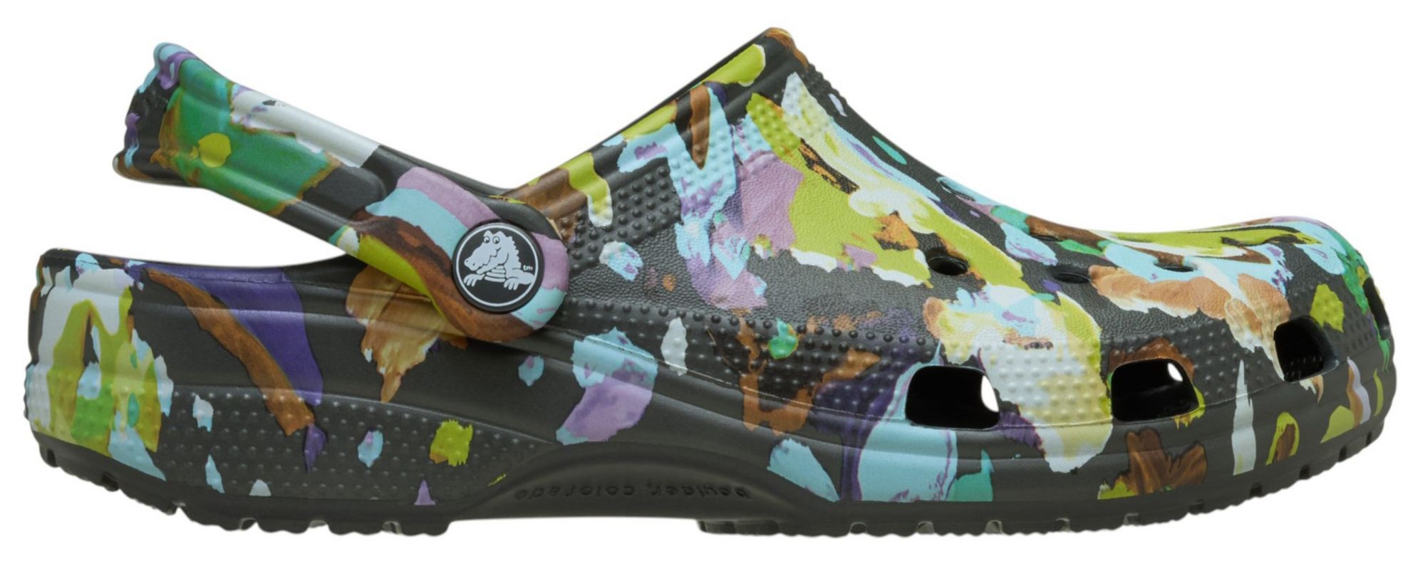 Crocs Classic Painted Floral Clog product image