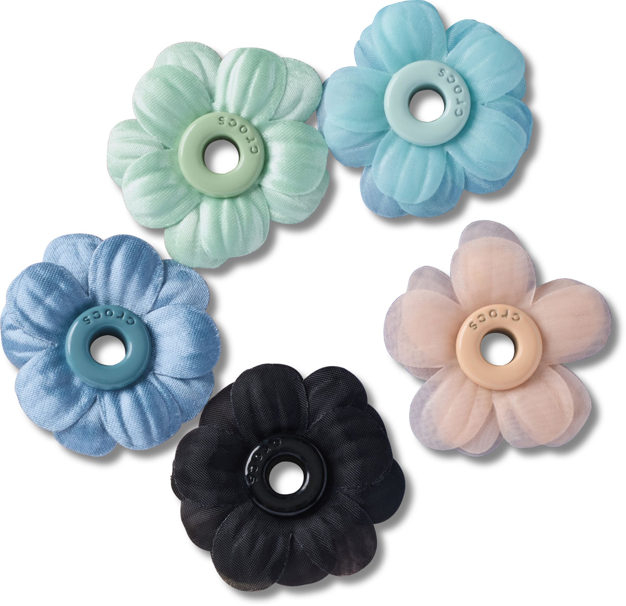 Crocs Jibbitz Chiffon Grommet Flowers 5 - Pack product image