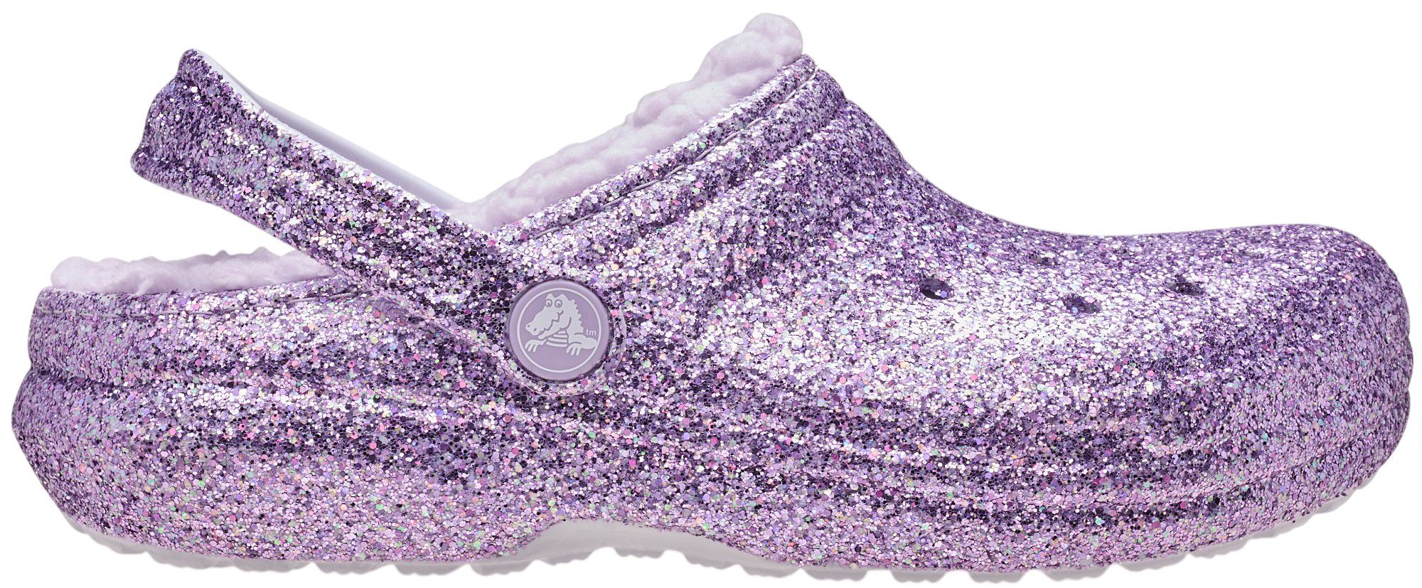Crocs Kids Glitter Lined Chunky Clog product image