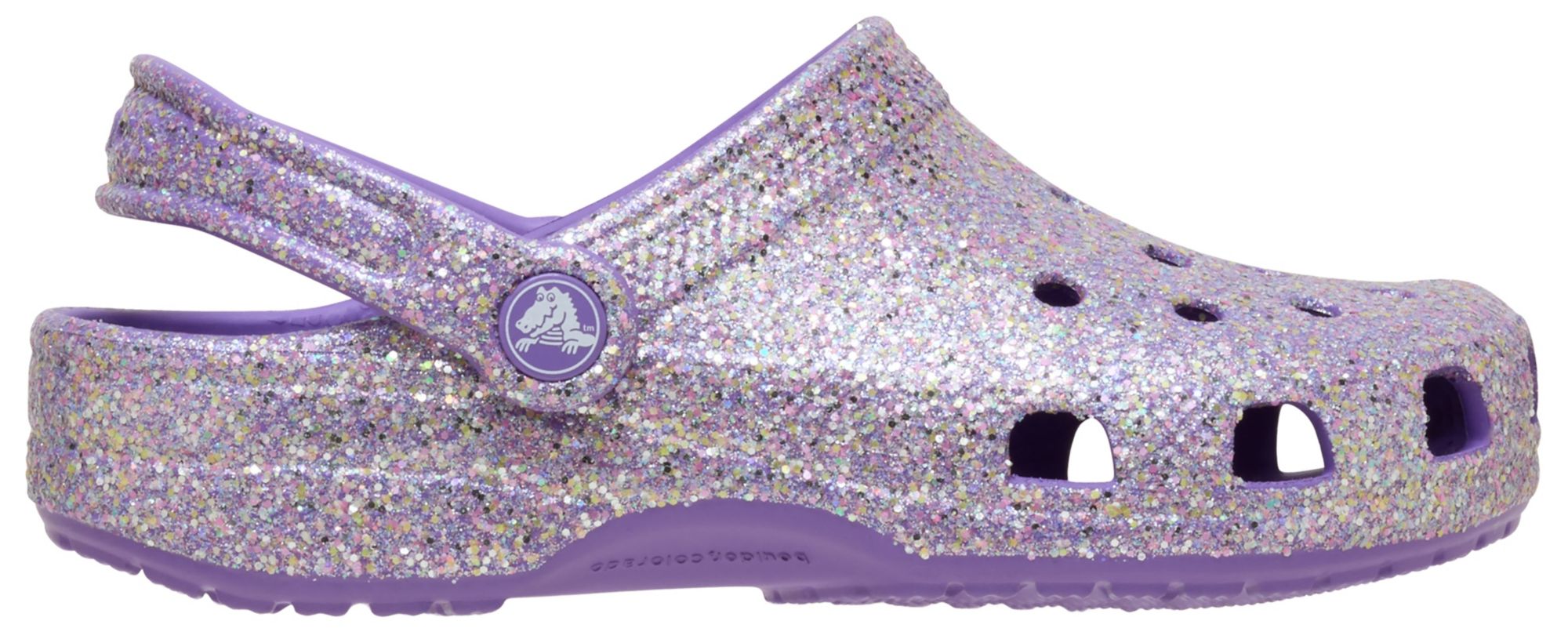 Crocs Kids' Classic Fantasy Glitter Clogs product image