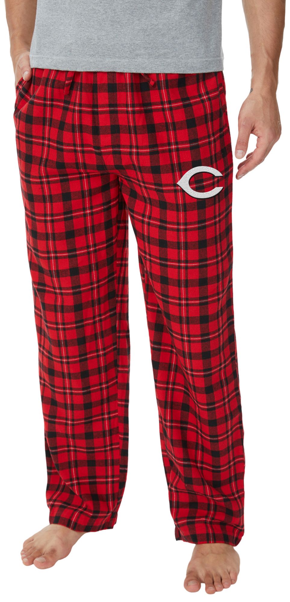 Concepts Sport Adult Cincinnati Reds Red Hawthorn Flannel Pants product image