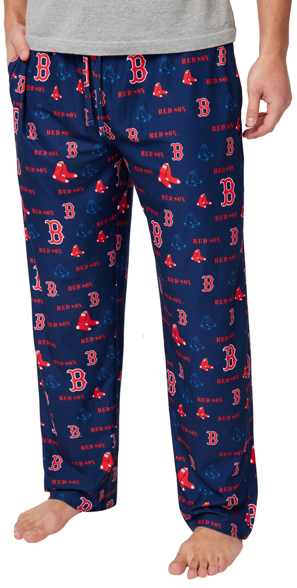 Concepts Sport Adult Boston Red Sox Navy Mosaic All Over Print Sleep Pants product image