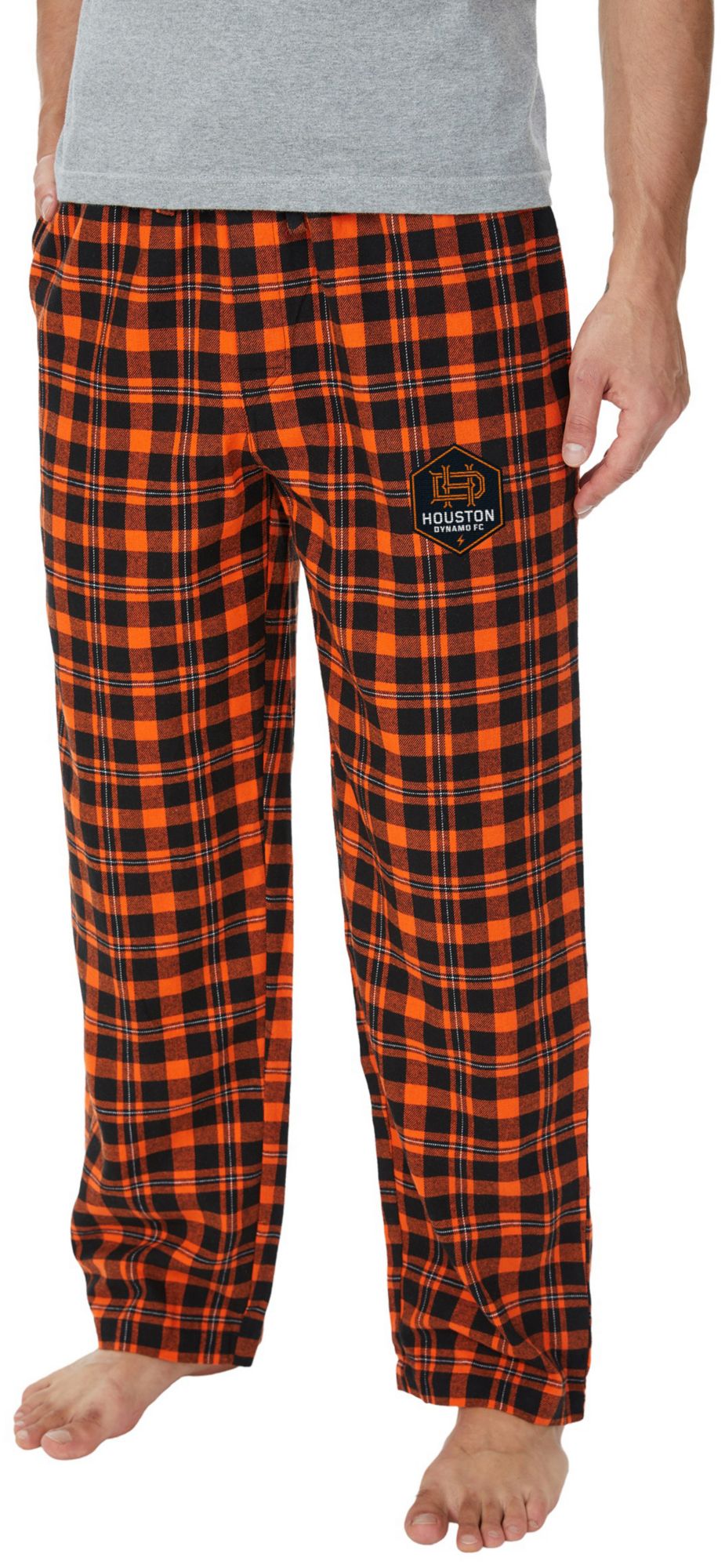 Concepts Sport Men's Houston Dynamo 2025 Black Sleep Pants product image