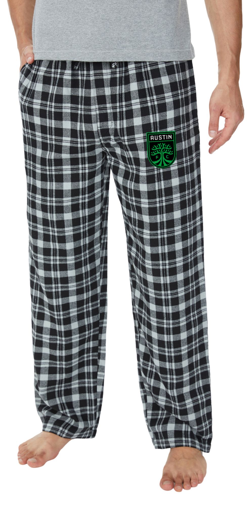 Concepts Sport Men's Austin FC 2025 Black Sleep Pants product image