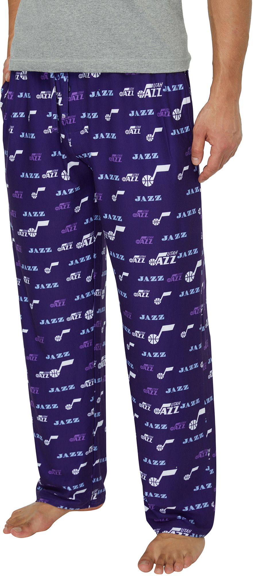 Concepts Sport Men's Utah Jazz Purple All Over Print Sleep Pants product image