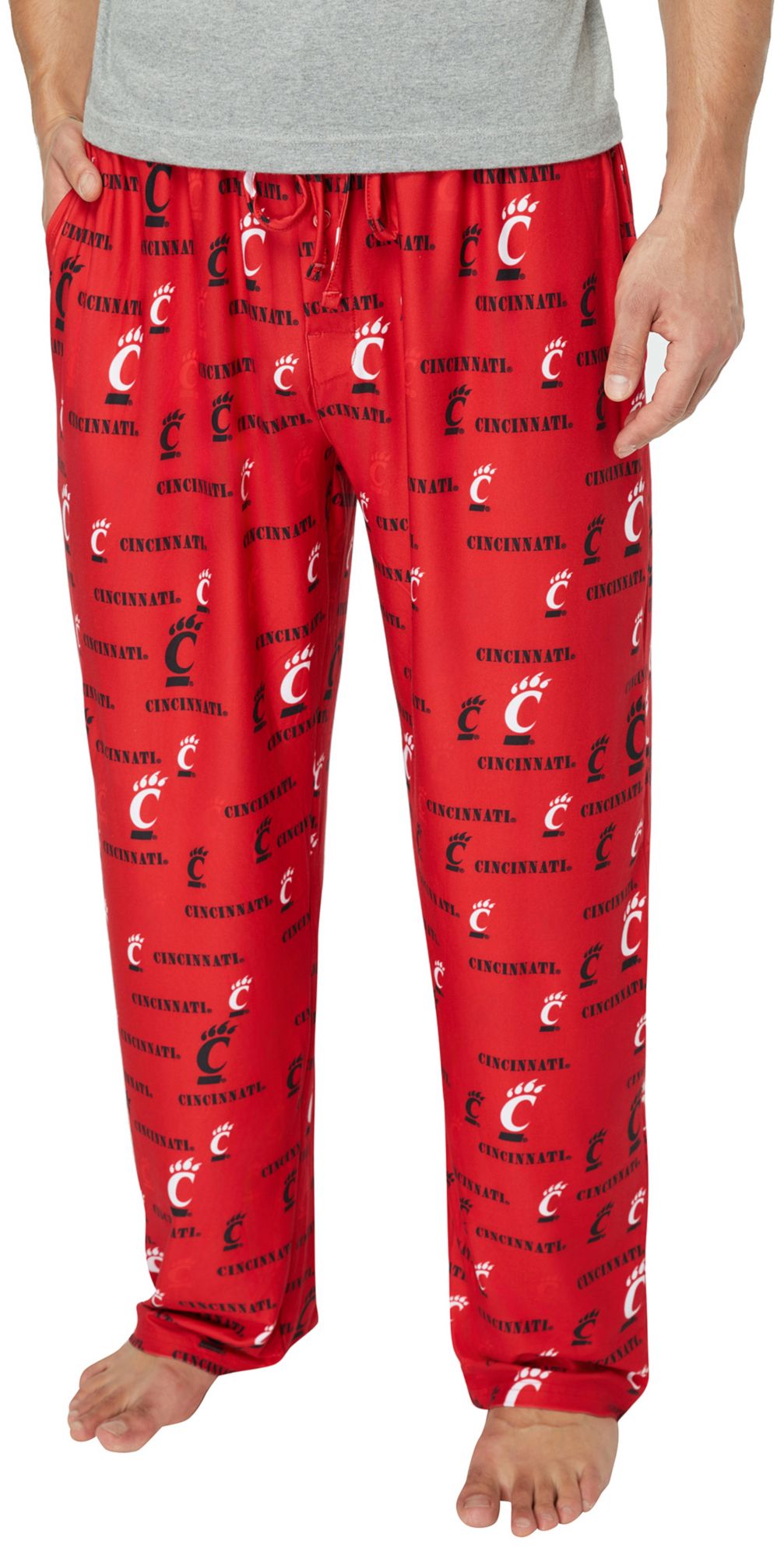 Concepts Sport Men's Cincinnati Bearcats Red All Over Print Sleep Pants product image