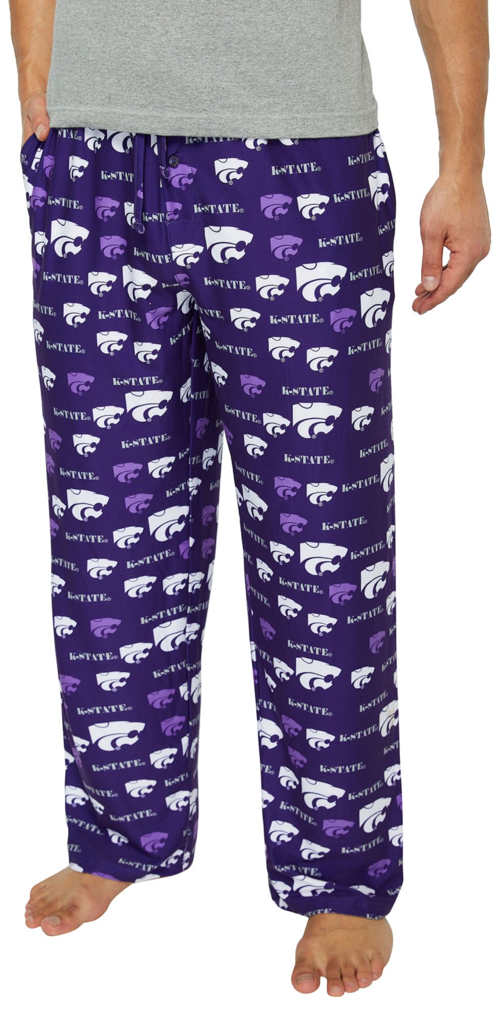 Concepts Sport Men's Kansas State Wildcats Purple All Over Print Sleep Pants product image