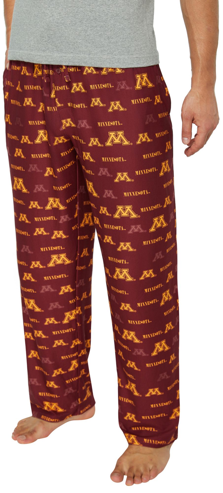 Concepts Sport Men's Minnesota Golden Gophers Maroon All Over Print Sleep Pants product image