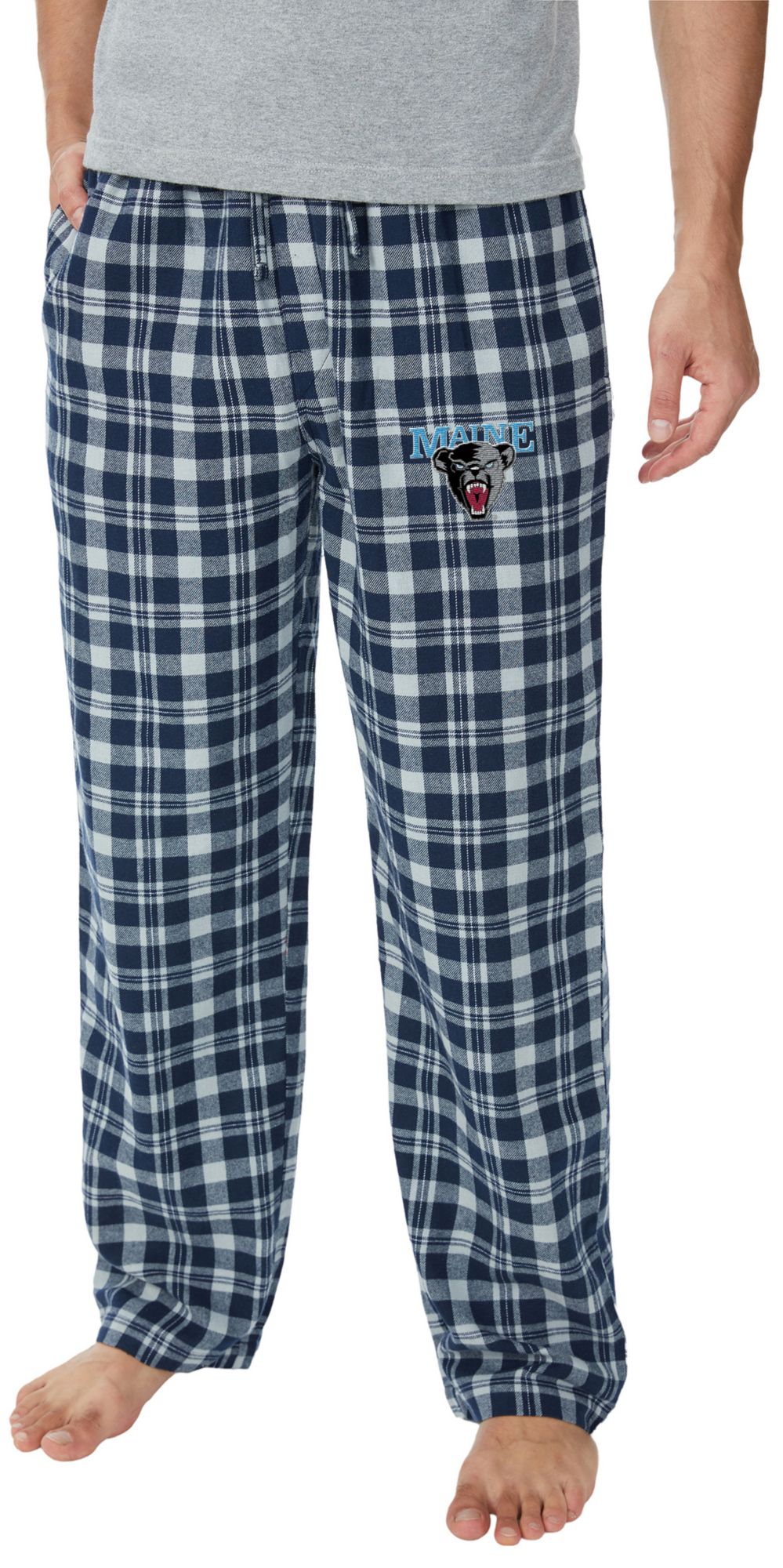 Concepts Sport Men's Maine Black Bears Flannel Sleep Pants product image