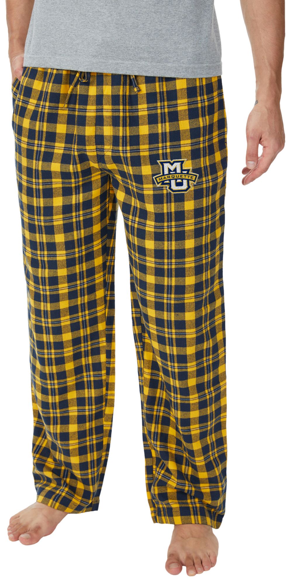 Concepts Sport Men's Marquette Golden Eagles Flannel Sleep Pants product image