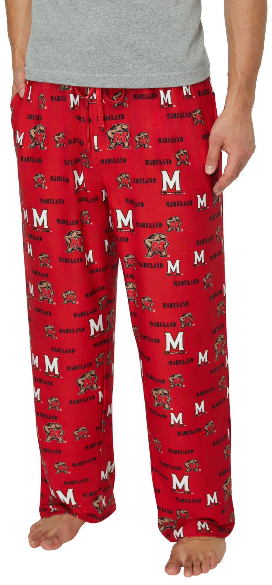 Concepts Sport Men's Maryland Terrapins Red All Over Print Sleep Pants product image