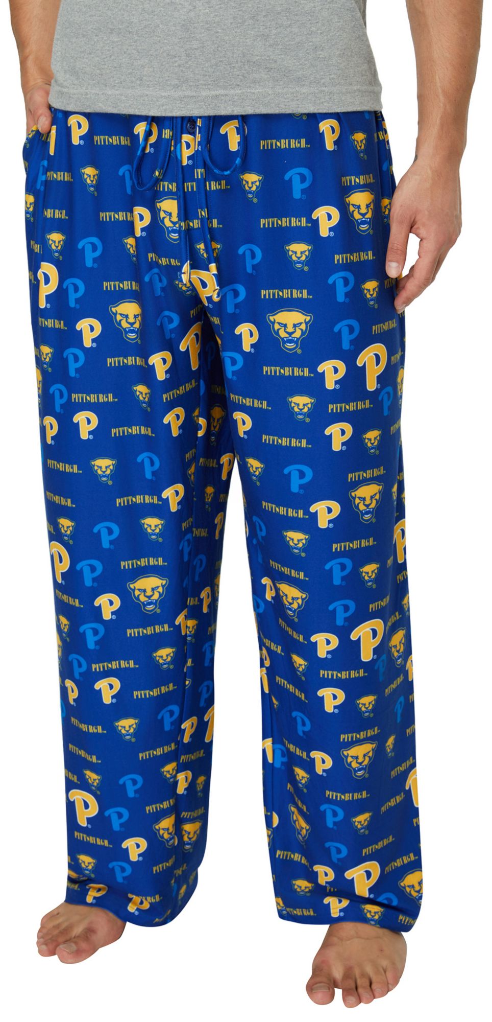 Concepts Sport Men's Pitt Panthers Royal All Over Print Sleep Pants product image