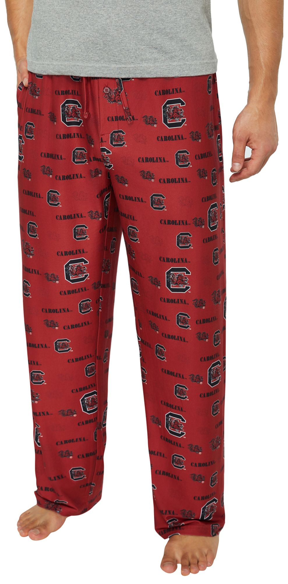 Concepts Sport Men's South Carolina Gamecocks Red All Over Print Sleep Pants product image
