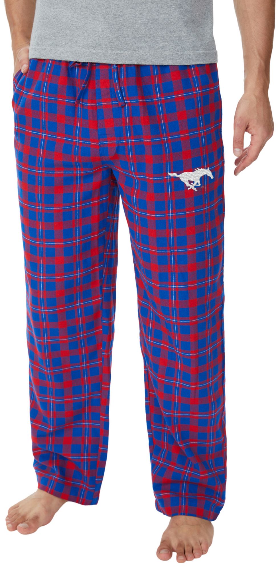 Concepts Sport Men's Southern Methodist Mustangs Flannel Sleep Pants product image