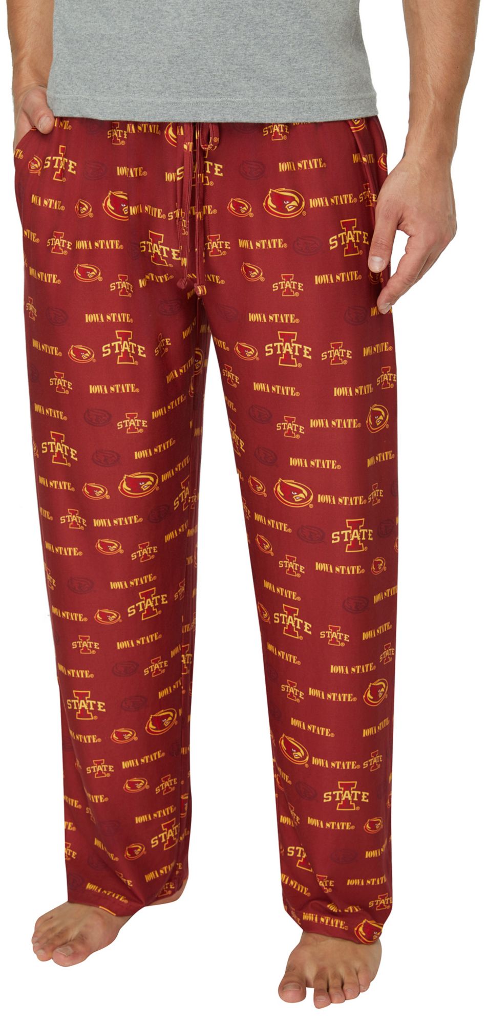 Concepts Sport Men's Iowa State Cyclones Red All Over Print Sleep Pants product image