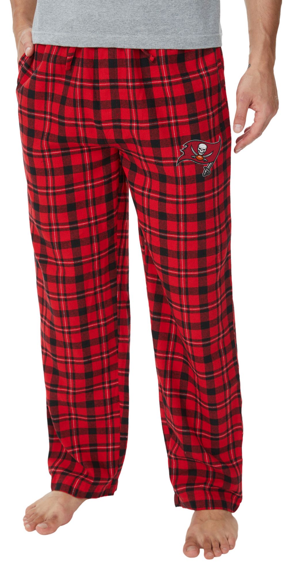 Concepts Sport Men's Tampa Bay Buccaneers Red Hawthorn Flannel Sleep Pants product image
