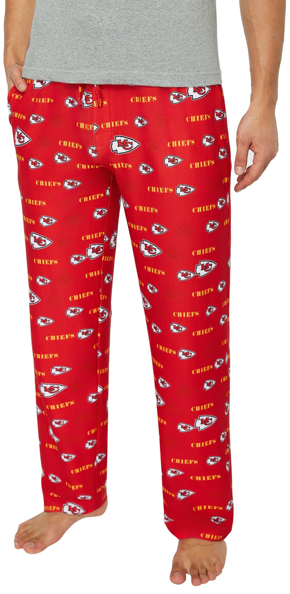Concepts Sport Men's Kansas City Chiefs Red Mosaic All Over Print Sleep Pants product image