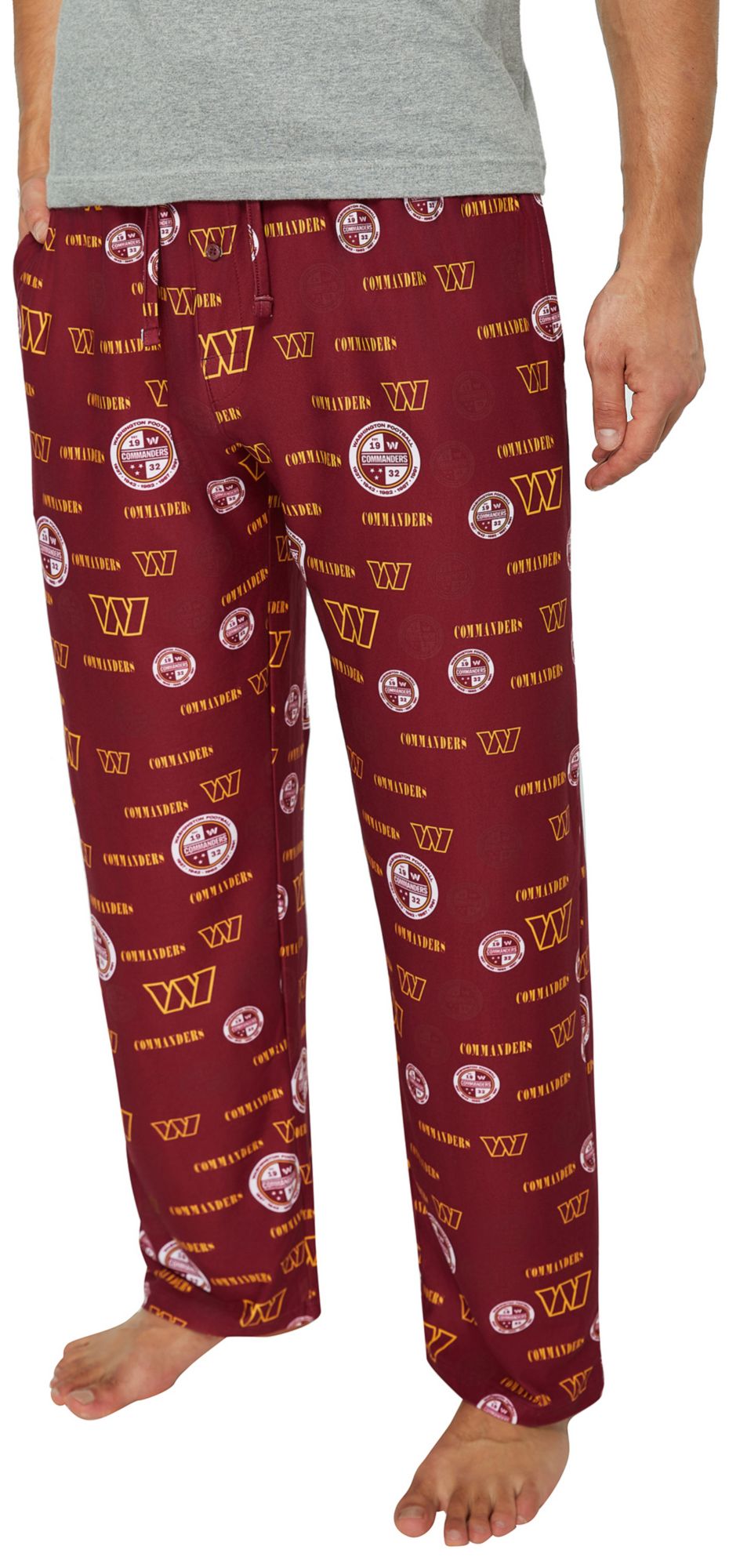 Concepts Sport Men's Washington Commanders Red Mosaic All Over Print Sleep Pants product image