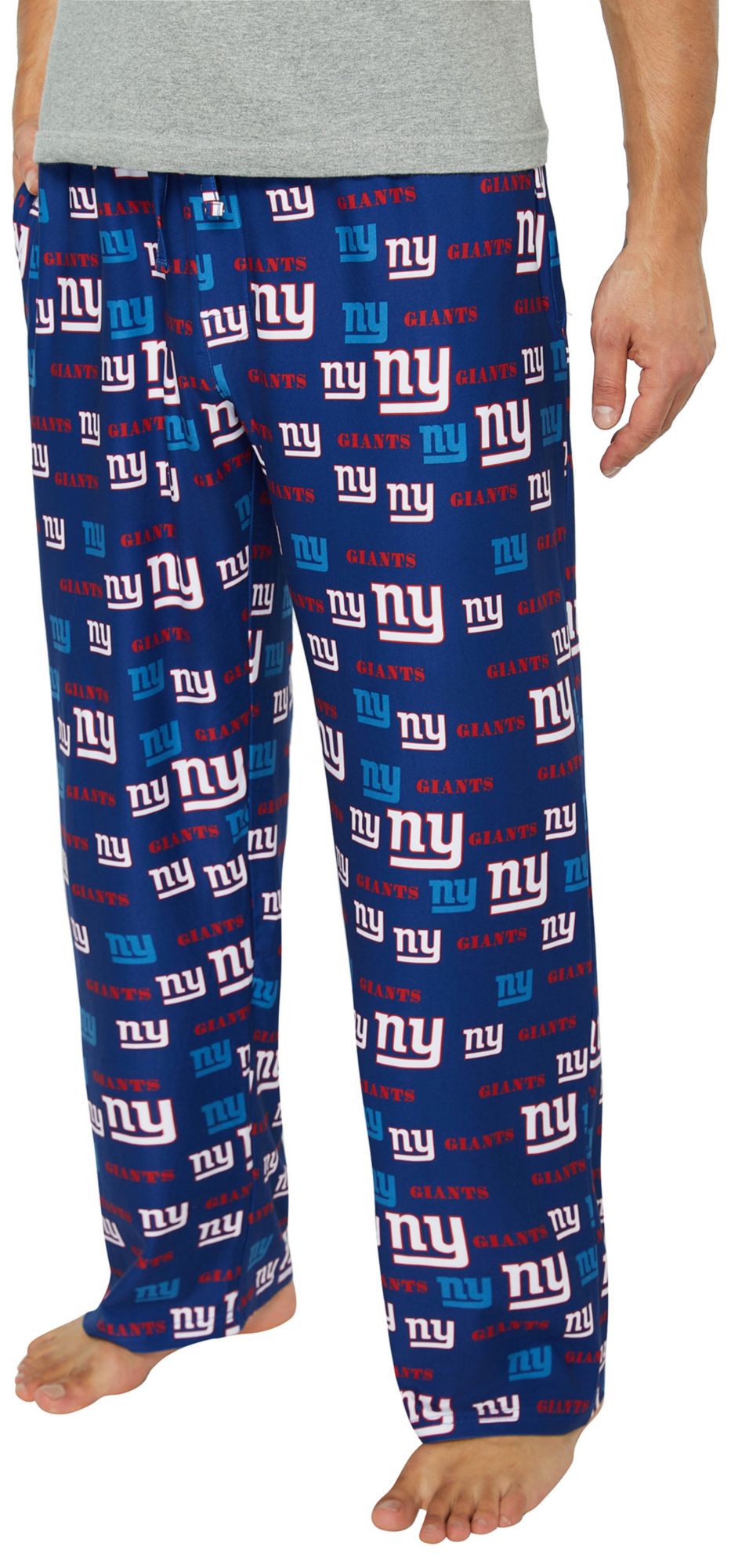 Concepts Sport Men's New York Giants Blue Mosaic All Over Print Sleep Pants product image