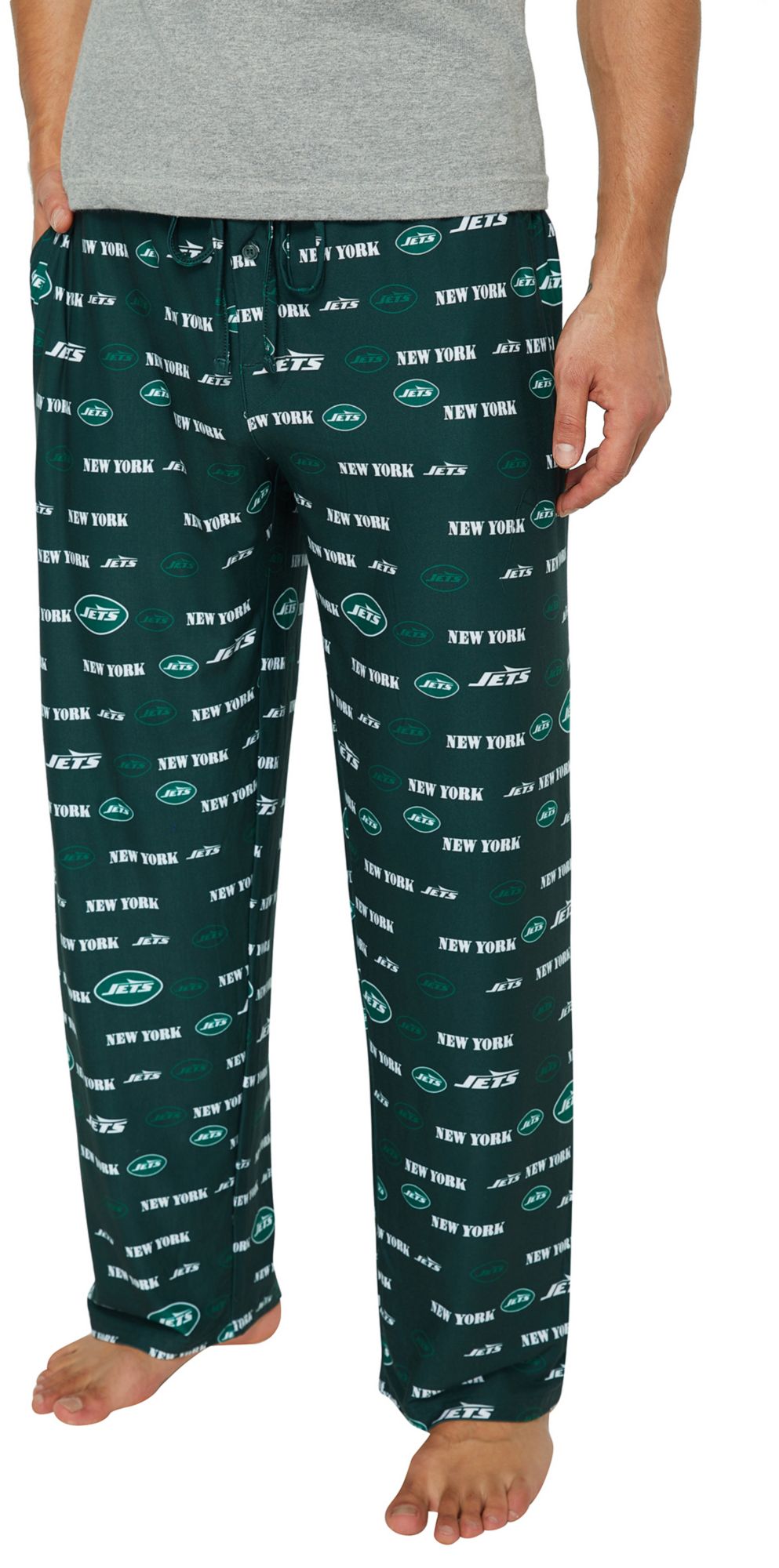 Concepts Sport Men's New York Jets Green Mosaic All Over Print Sleep Pants product image