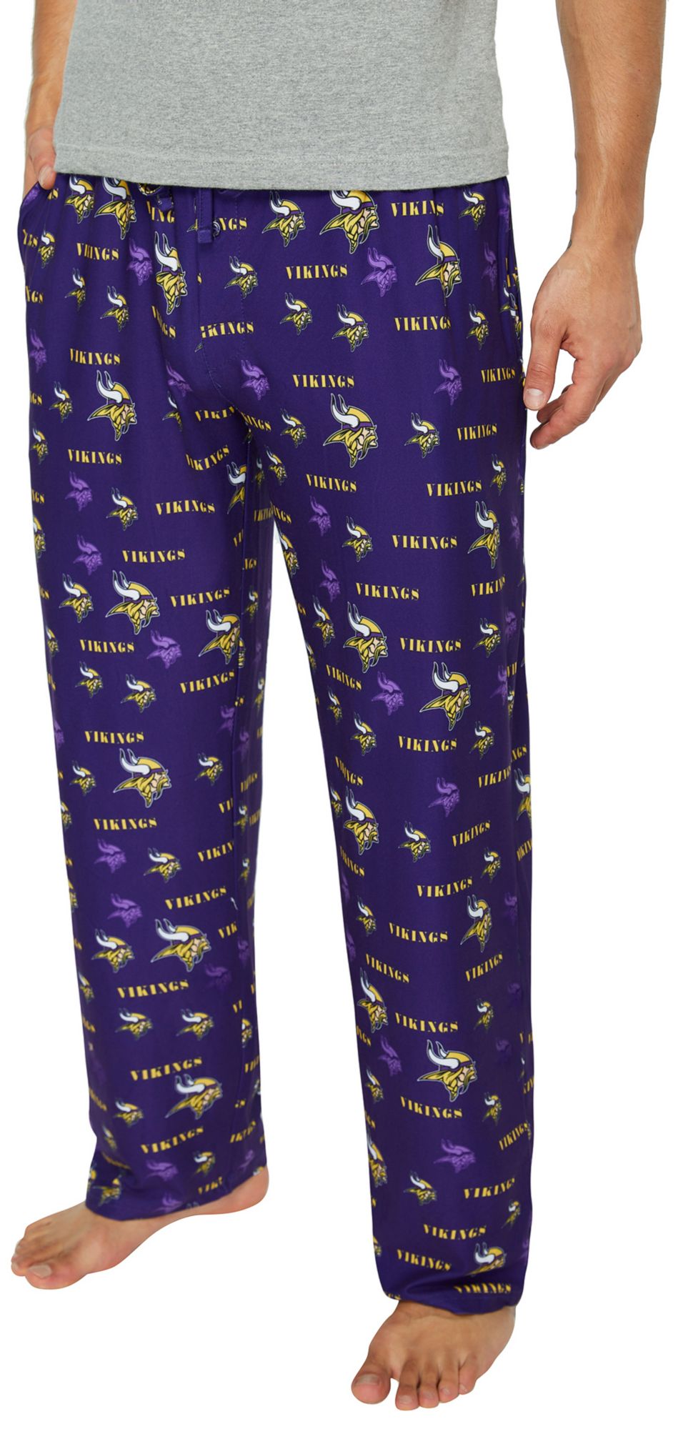 Concepts Sport Men's Minnesota Vikings Purple Mosaic All Over Print Sleep Pants product image