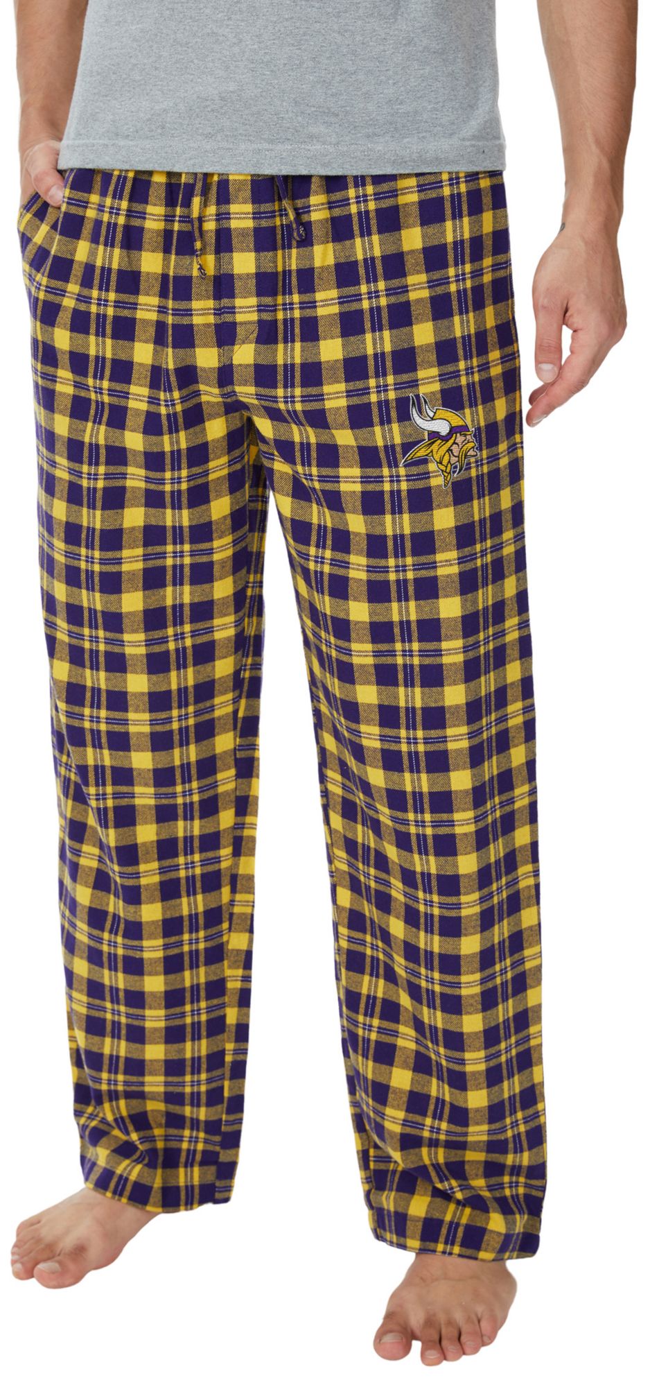 Concepts Sport Men's Minnesota Vikings Purple Hawthorn Flannel Sleep Pants product image