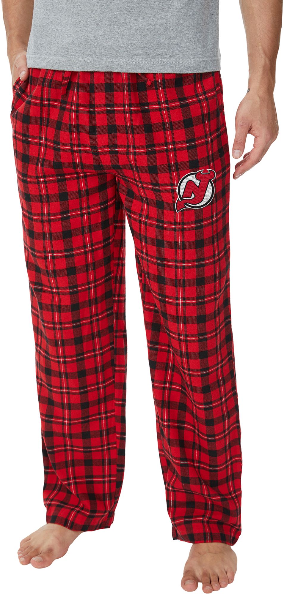 Concepts Sport Men's New Jersey Devils Red Hawthorn Flannel Pants product image