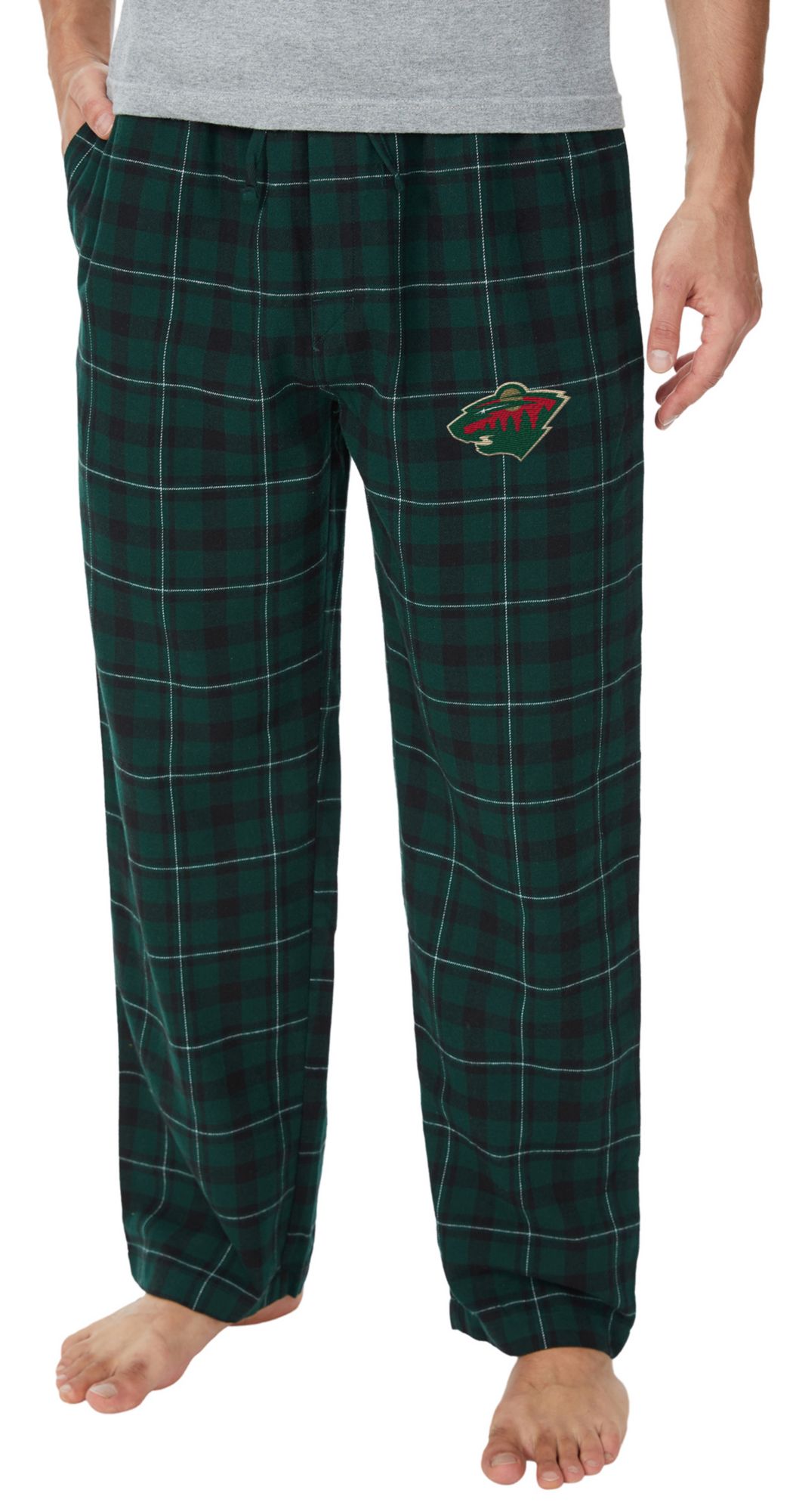 Concepts Sport Men's Minnesota Wild Green Hawthorn Flannel Pants product image