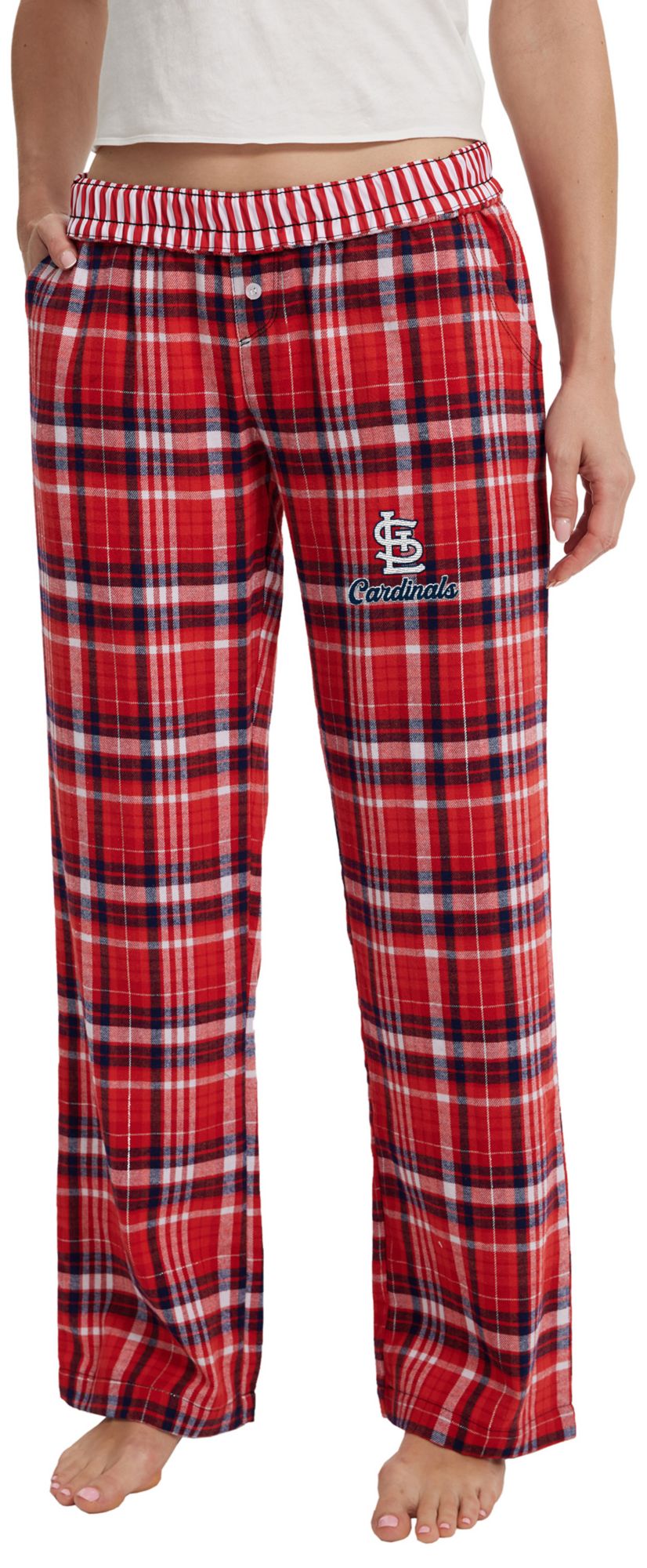 Concepts Sport Women's St. Louis Cardinals Red Laney Flannel Sleep Pants product image