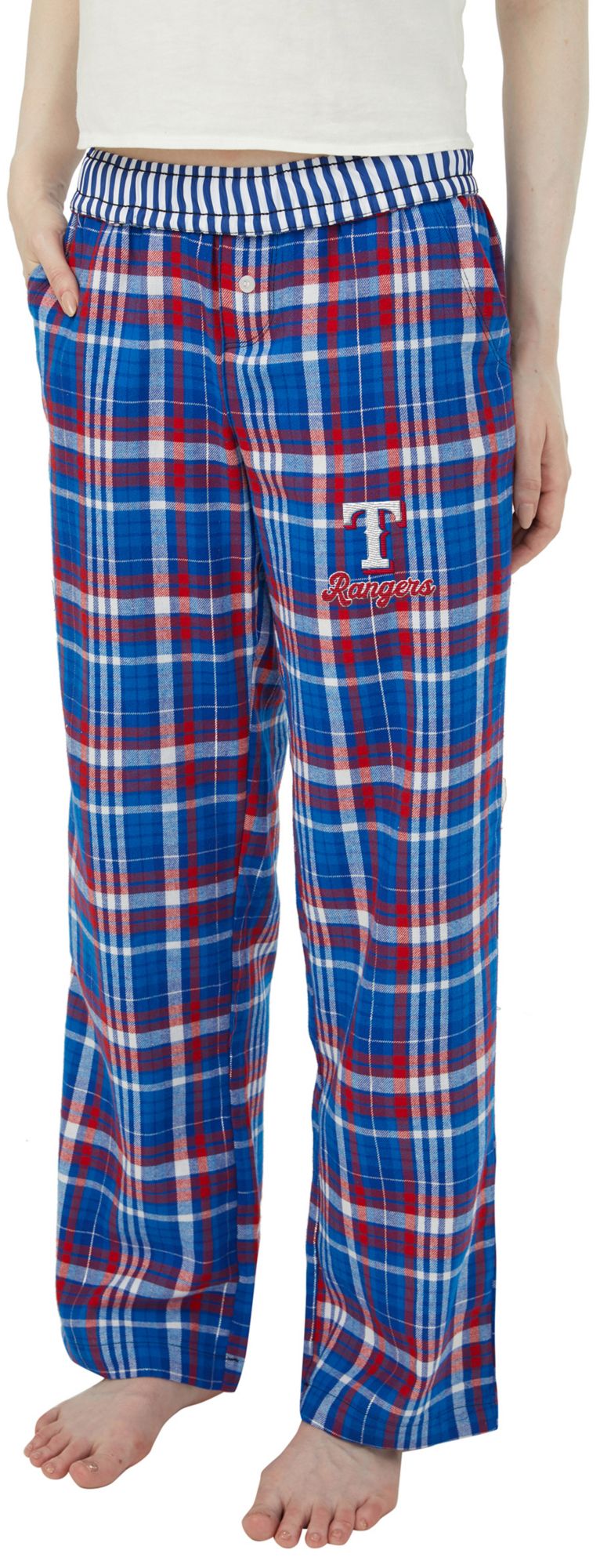 Concepts Sport Women's Texas Rangers Royal Laney Flannel Sleep Pants product image