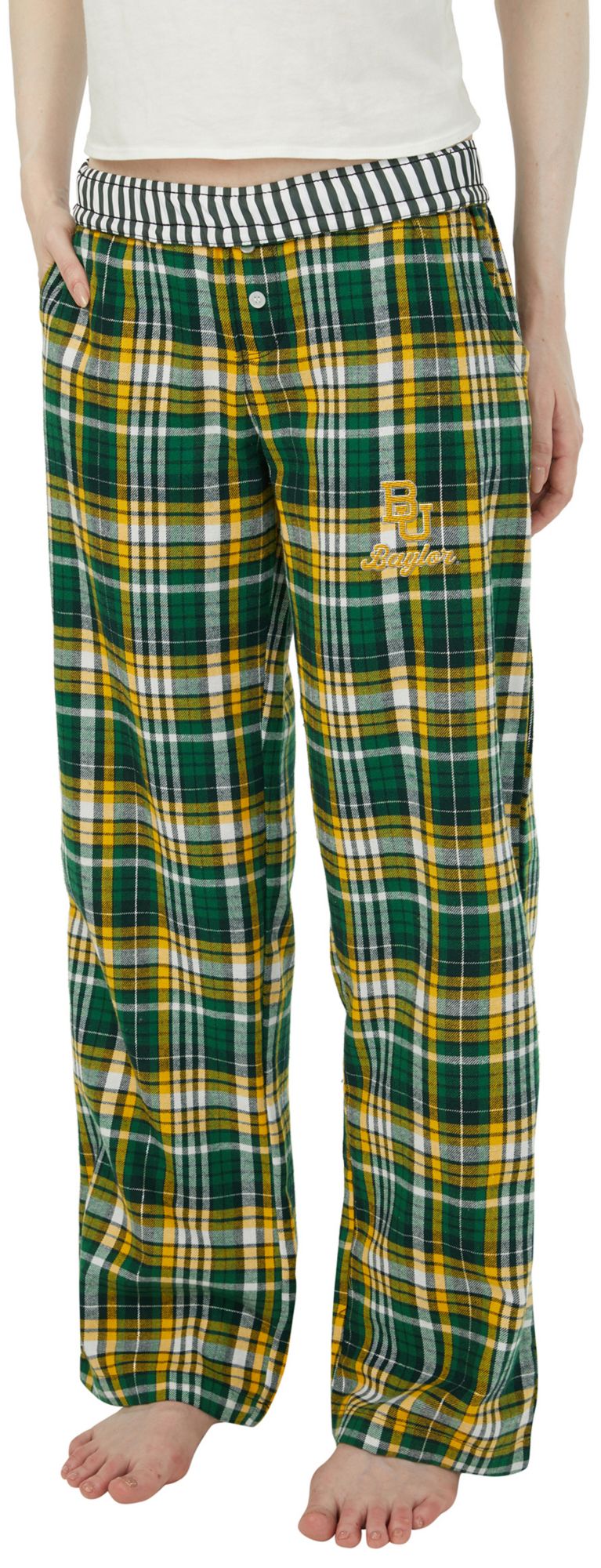 Concepts Sport Women's Baylor Bears Multi-Plaid Laney Sleep Pants product image