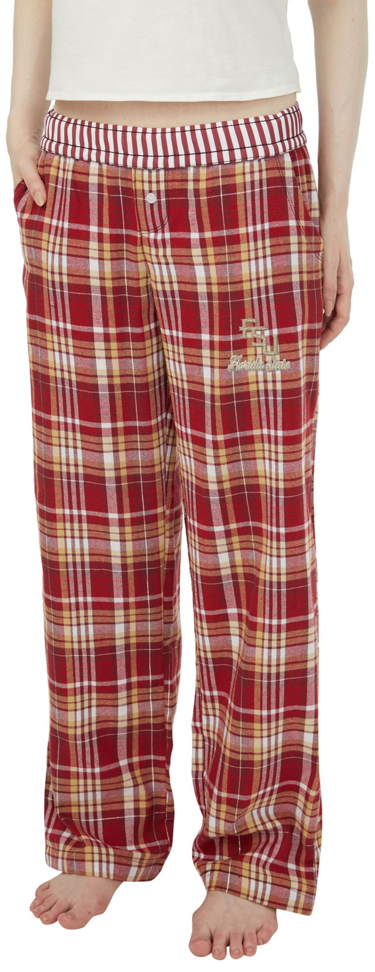 Concepts Sport Women's Florida State Seminoles Multi-Plaid Laney Sleep Pants product image