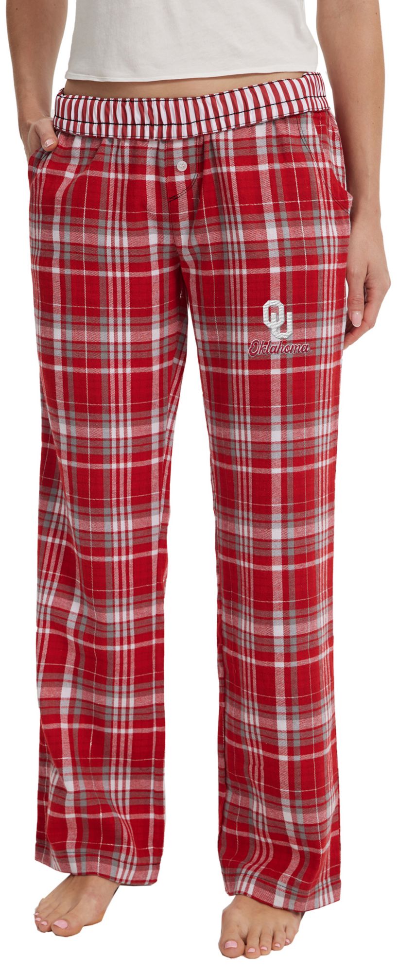 Concepts Sport Women's Oklahoma Sooners Multi-Plaid Laney Sleep Pants product image