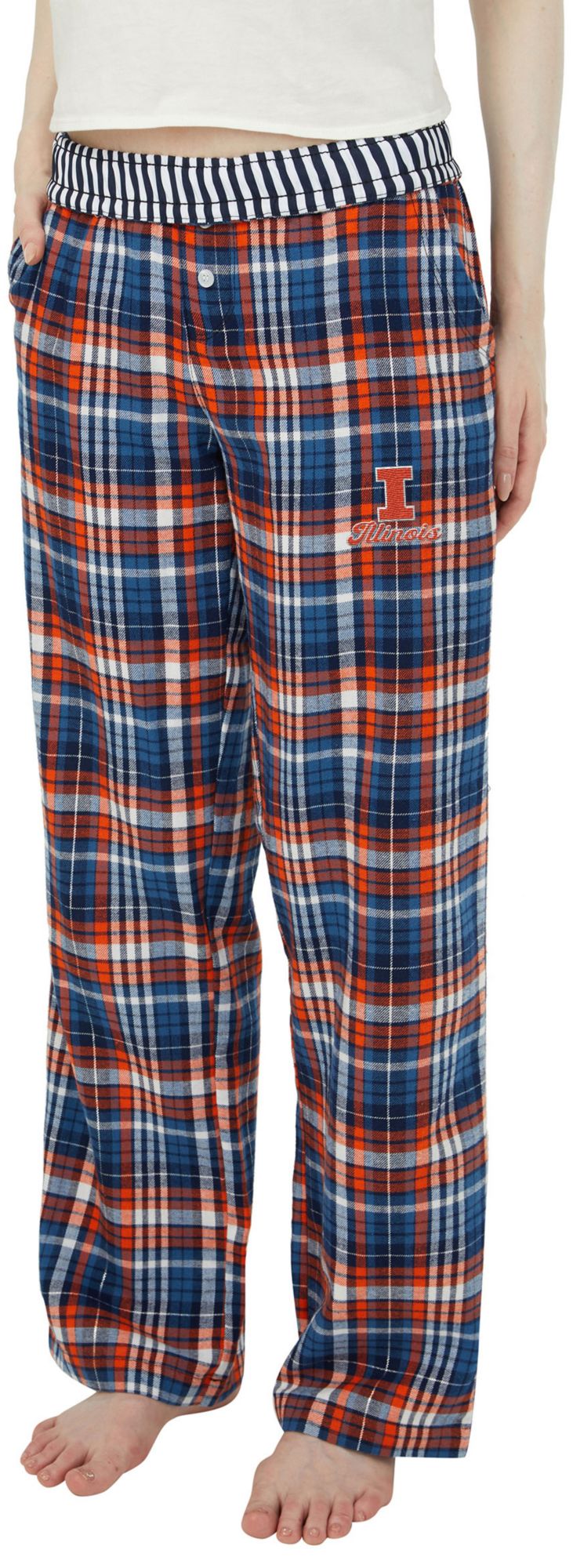 Concepts Sport Women's Illinois Fighting Illini Multi-Plaid Laney Sleep Pants product image