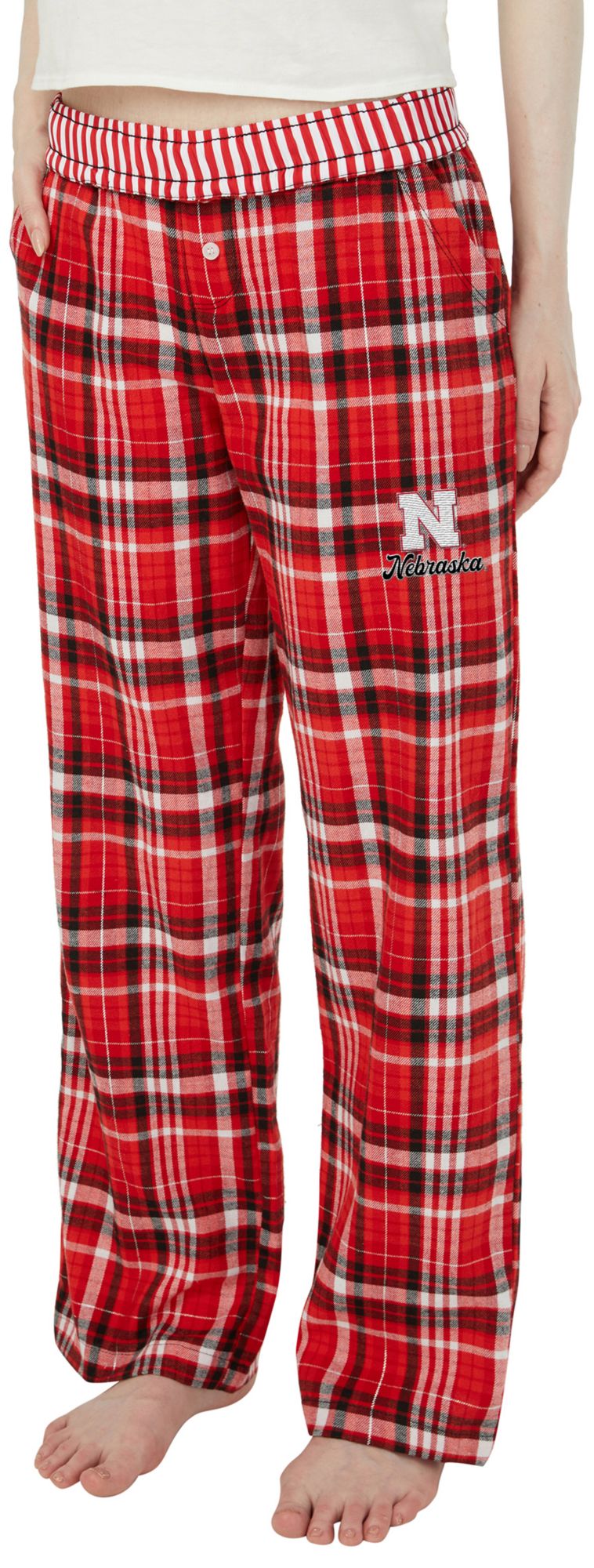 Concepts Sport Women's Nebraska Cornhuskers Multi-Plaid Laney Sleep Pants product image
