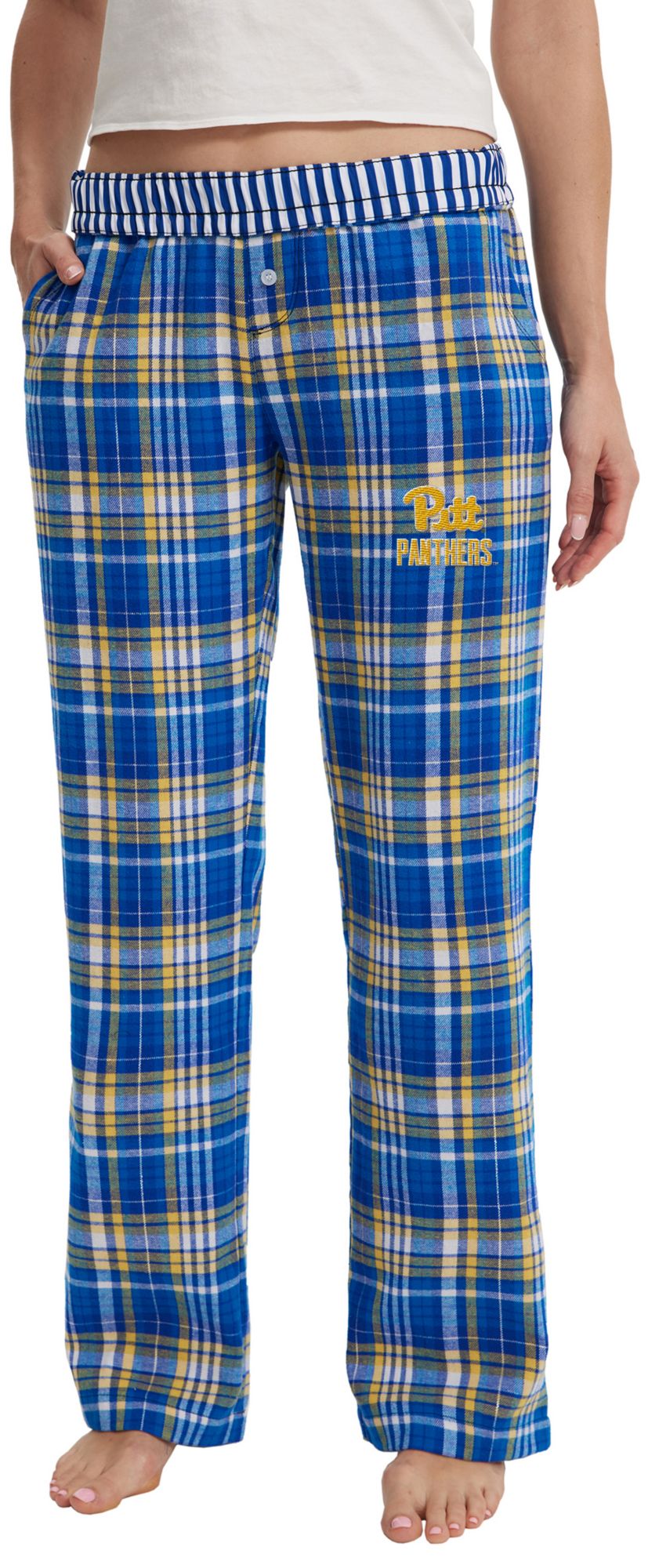 Concepts Sport Women's Pitt Panthers Multi-Plaid Laney Sleep Pants product image