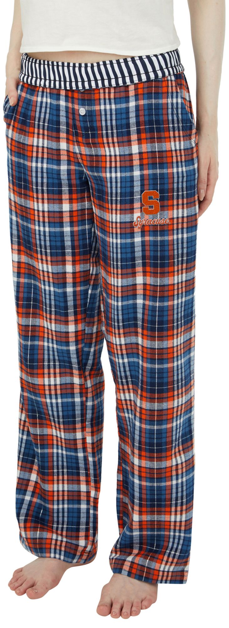 Concepts Sport Women's Syracuse Orange Multi-Plaid Laney Sleep Pants product image