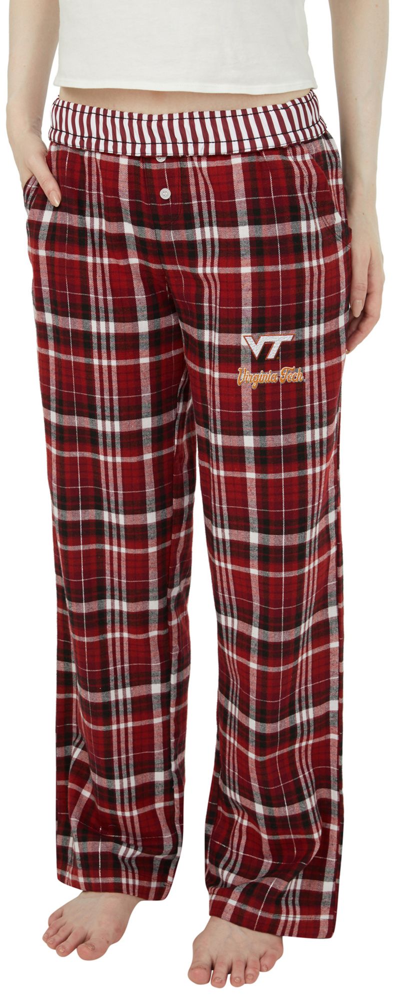 Concepts Sport Women's Virginia Tech Hokies Multi-Plaid Laney Sleep Pants product image