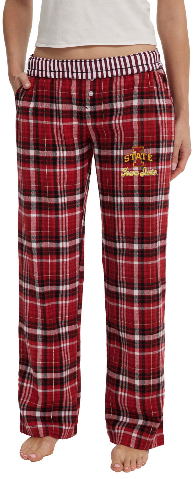 Concepts Sport Women's Iowa State Cyclones Multi-Plaid Laney Sleep Pants product image