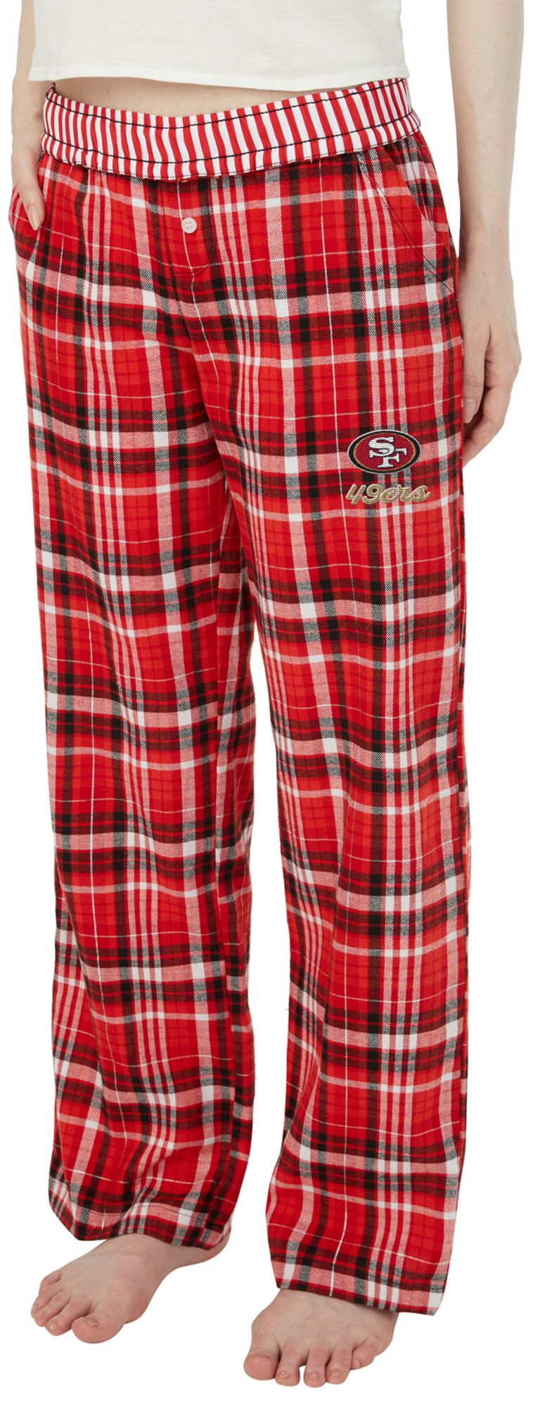 Concepts Sport Women's San Francisco 49ers Red Laney Flannel Sleep Pants product image