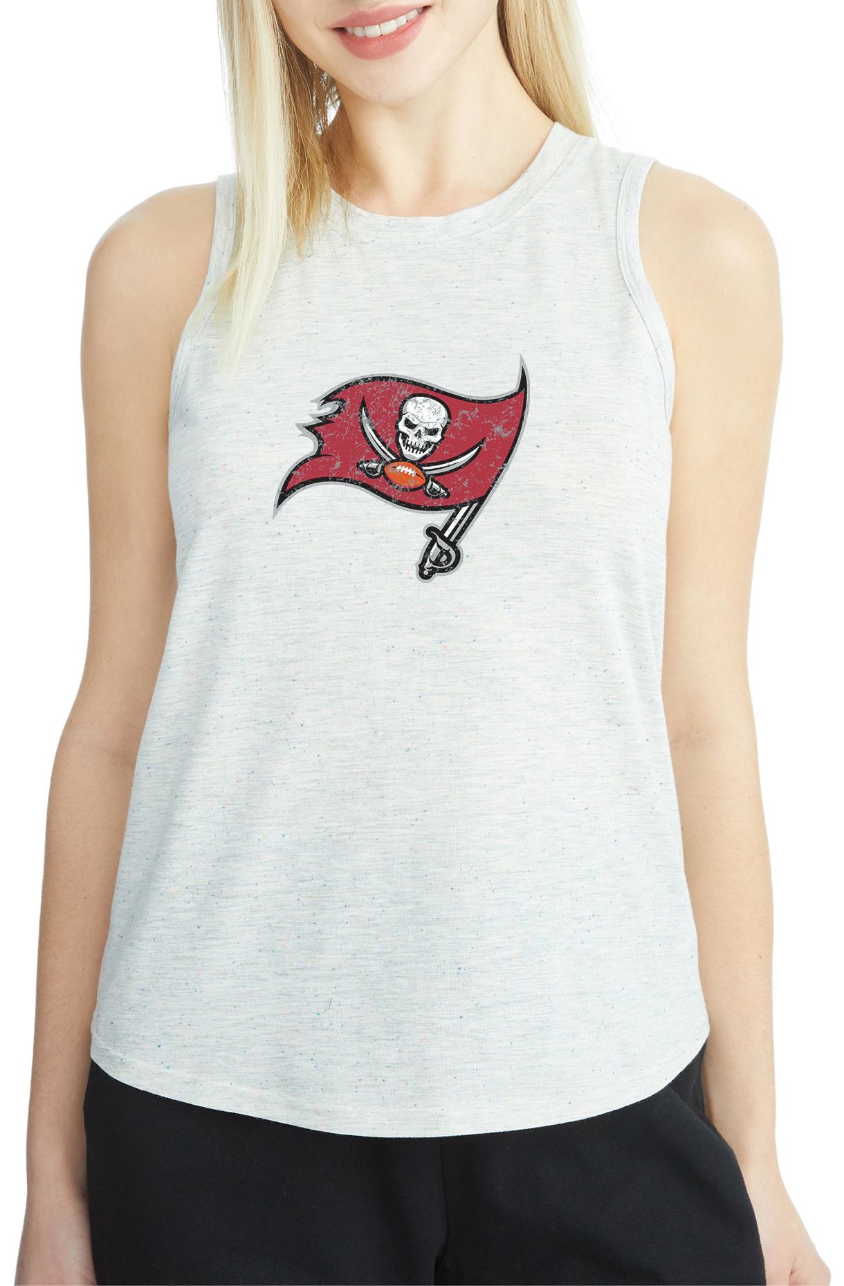 Concepts Sport Women's Tampa Bay Buccaneers Grey Speckle Tank Top product image