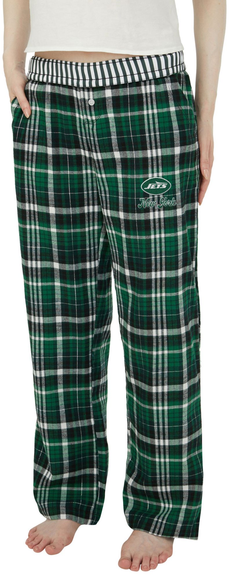 Concepts Sport Women's New York Jets Green Laney Flannel Sleep Pants product image