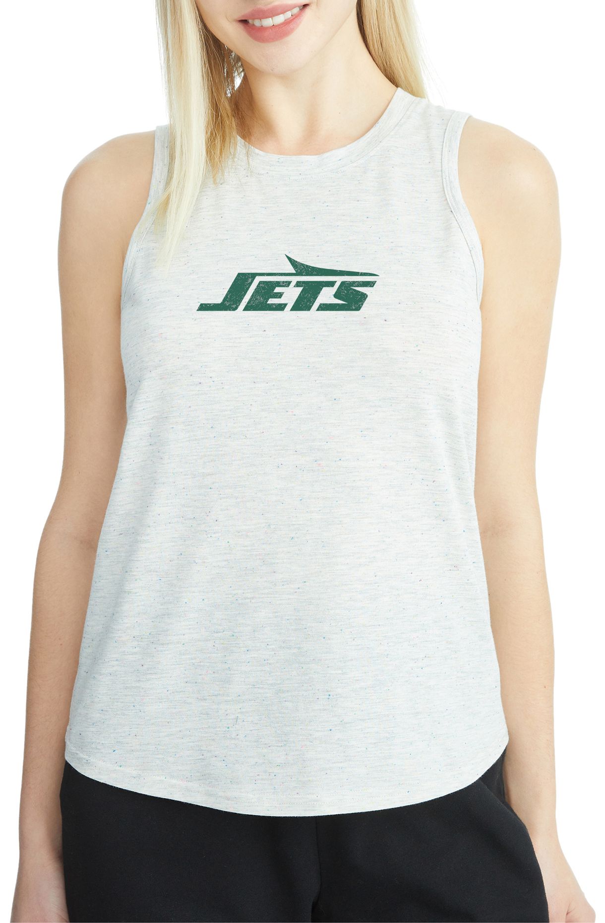 Concepts Sport Women's New York Jets Grey Speckle Tank Top product image