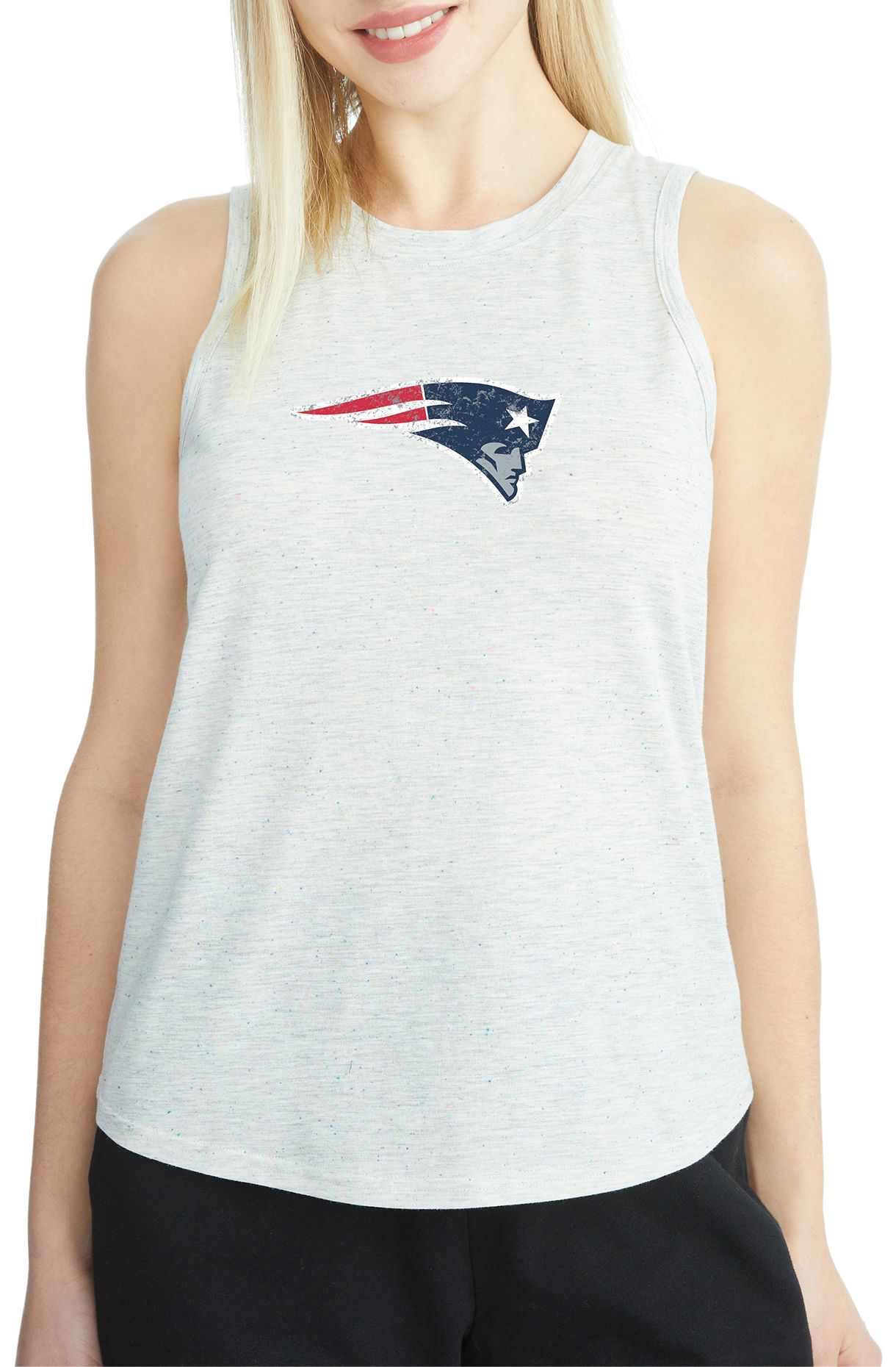 Concepts Sport Women's New England Patriots Grey Speckle Tank Top product image